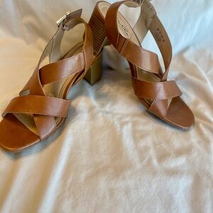 Abella Brown Strappy Sandals